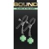 Bound Nipple Clamps G4 Iron Glow in the Dark - Gray