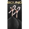 Bound Nipple Clamps F1 - Rose Gold/Black