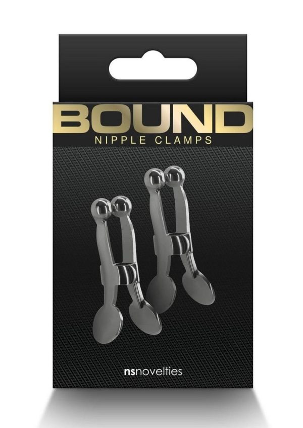 Bound Nipple Clamps C1 - Gunmetal Gray