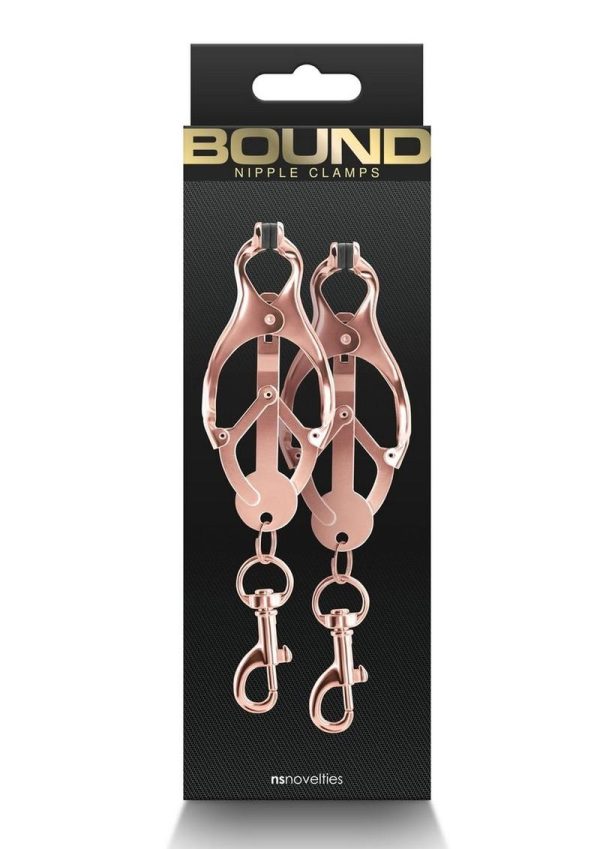 Bound Nipple Clamps C3 - Rose Gold