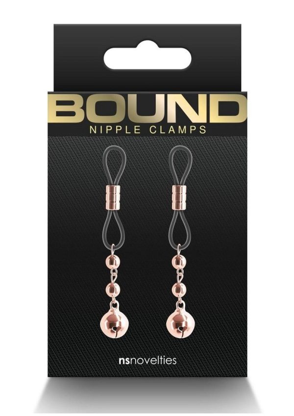 Bound Nipple Clamps D1 - Rose Gold