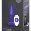 B-Vibe Rimming Petite Rechargeable Silicone Anal Plug with Remote Control - Purple