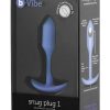 B-Vibe Snug Plug 1 Silicone Weighted Butt Plug - Violet
