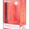 B-Vibe Vibrating Snug Plug Rechargeable Silicone Anal Plug - Small - Orange