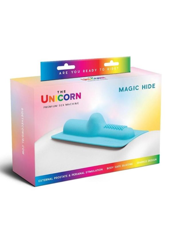 Cowgirl Unicorn Magic Hide Silicone Attachment - Blue