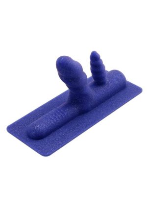 Cowgirl Unicorn Two-Nicorn Silicone Attachment - Navy Blue