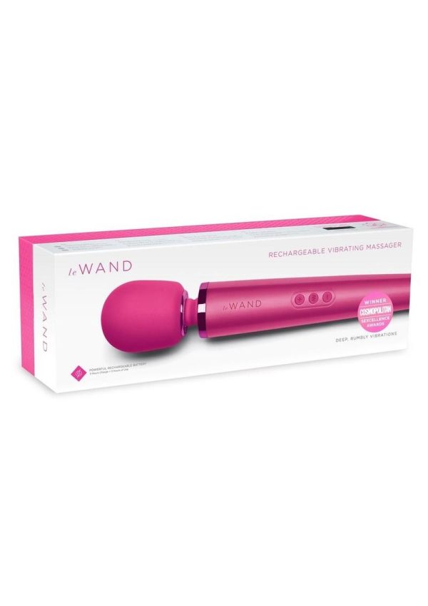 Le Wand Rechargeable Silicone Massager - Magenta