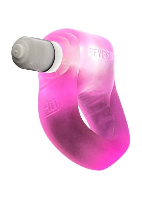 Glowdick Silicone Cockring with LED - Pink Ice