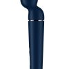 Satisfyer Planet Wand-er Rechargeable Silicone Body Massager - Blue