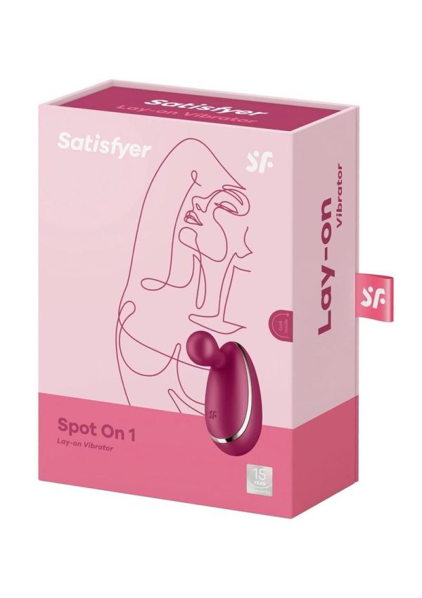 Satisfyer Spot On 1 Rechargeable Silicone Clitoral Vibrator - Berry Magenta