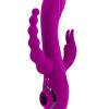 Fourgasm Rechargeable Silicone Multi Stimulator - Purple