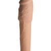 JOCK Extra Thick Penis Extension Sleeve 2in - Vanilla