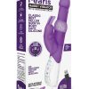 Rabbit Essentials Silicone Rechargeable Pearls Rabbit Vibrator - Purple