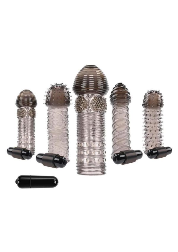 Selopa Choose Your Adventure Penis Sleeve Set (5 Piece) - Gray