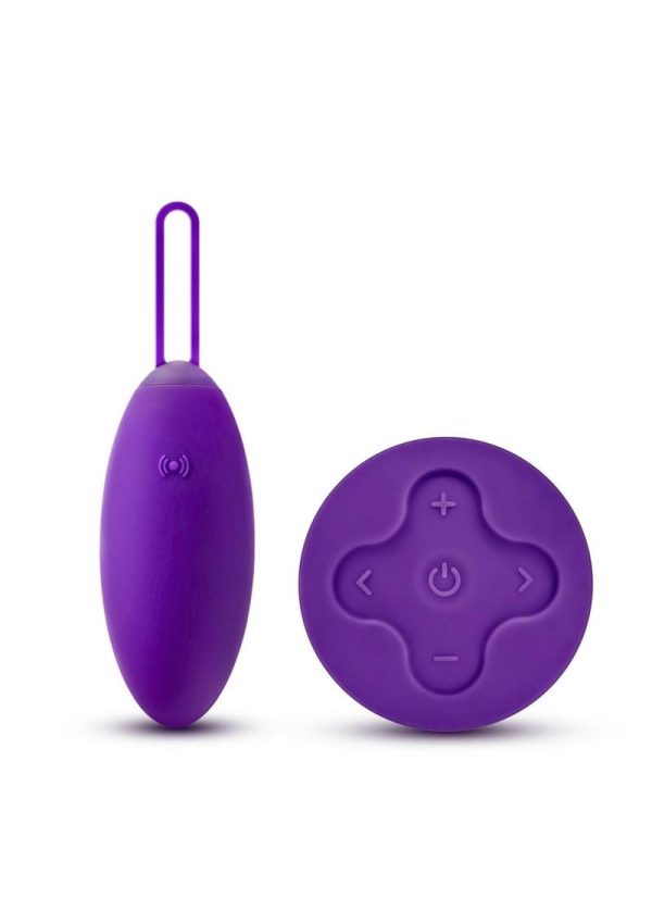 Wellness Imara Rechargeable Silicone Vibrating Egg with Remote - Purple