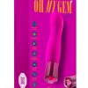 Oh My Gem Exclusive Rechargeable Silicone G-Spot Vibrator - Tourmaline