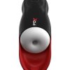 PDX Elite Fap-O-Matic Pro Rechargeable Masturbator - White/Black