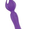 Wet Dreams Clitoral Kiss Flower Pedal Rechargeable Silicone Vibrator - Purple