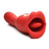 Lickgasm Kiss and Tell Pro Dual-Ended Kissing Rechargeable Silicone Vibrator - Red