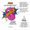 Smack Lickable Massage Oil 2oz - Peach