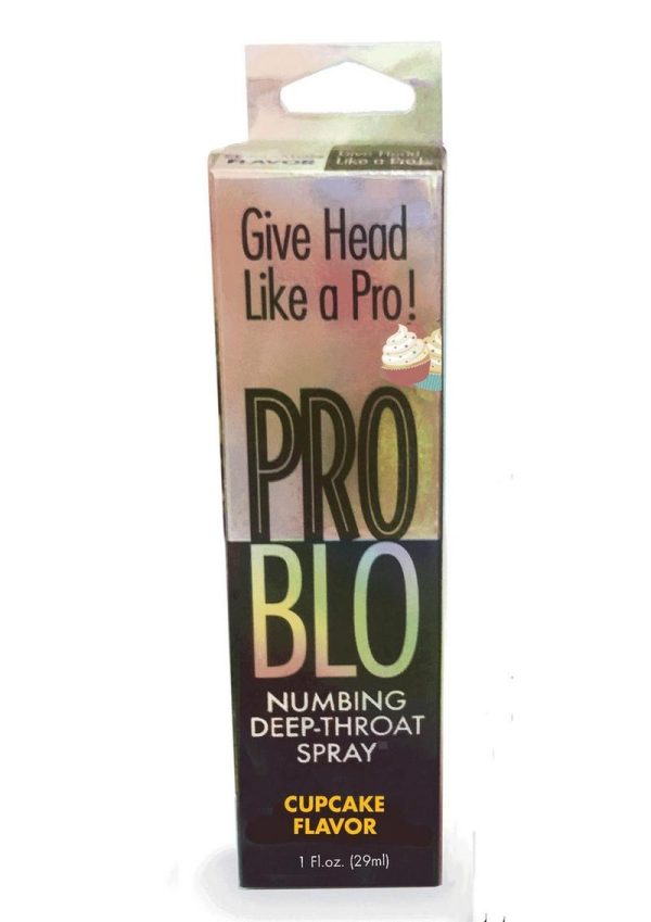 ProBlo Numbing Deep-Throat Spray 1oz - Cupcake