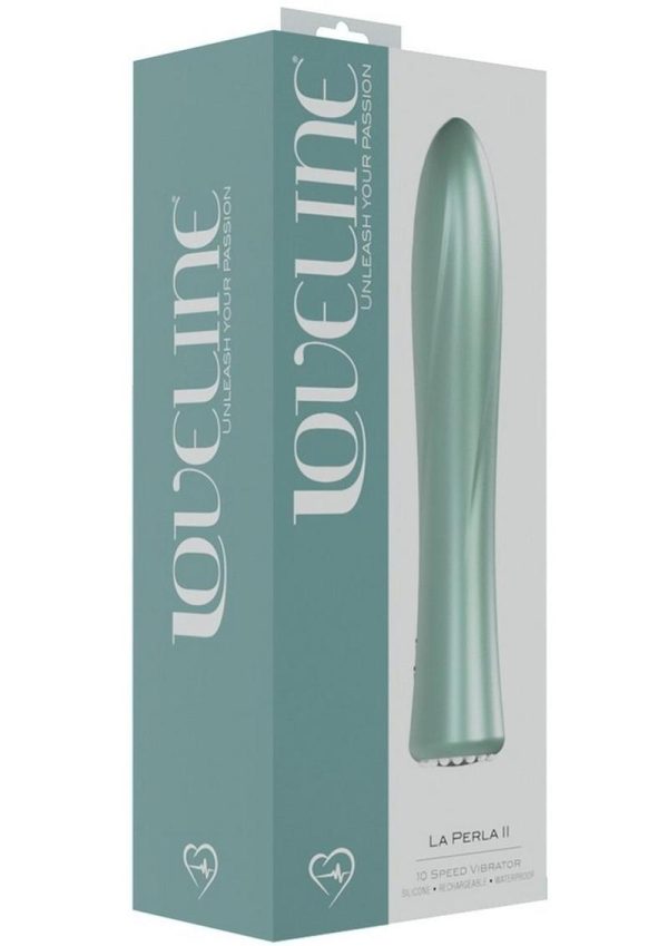 LoveLine La Peria II Rechargeable 10 Speed Vibrator - Green