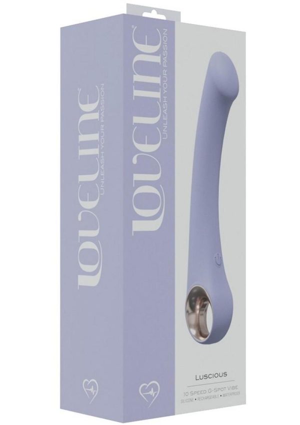 LoveLine Luscious Rechargeable 10 Speed G-Spot Vibrator - Lavender