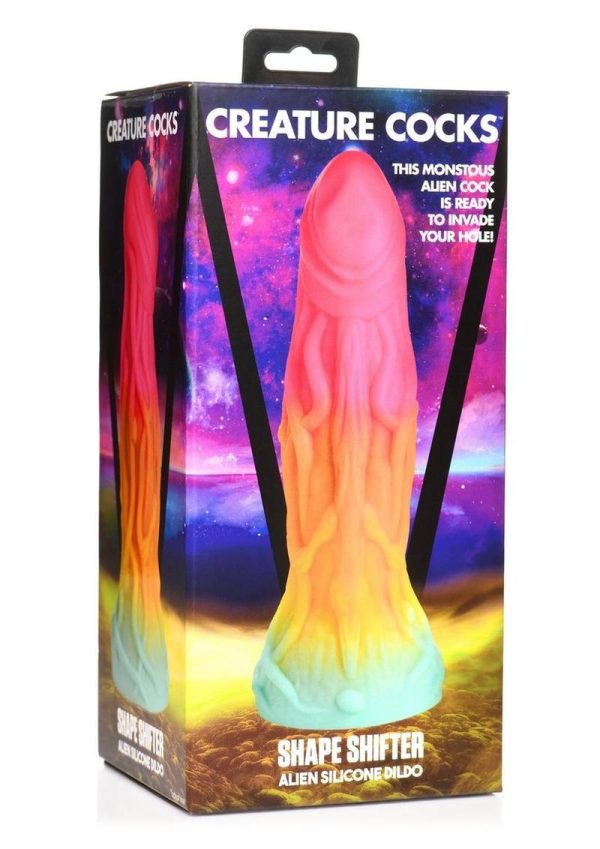 Creature Cocks Shape Shifter Alien Silicone Dildo - Multicolor