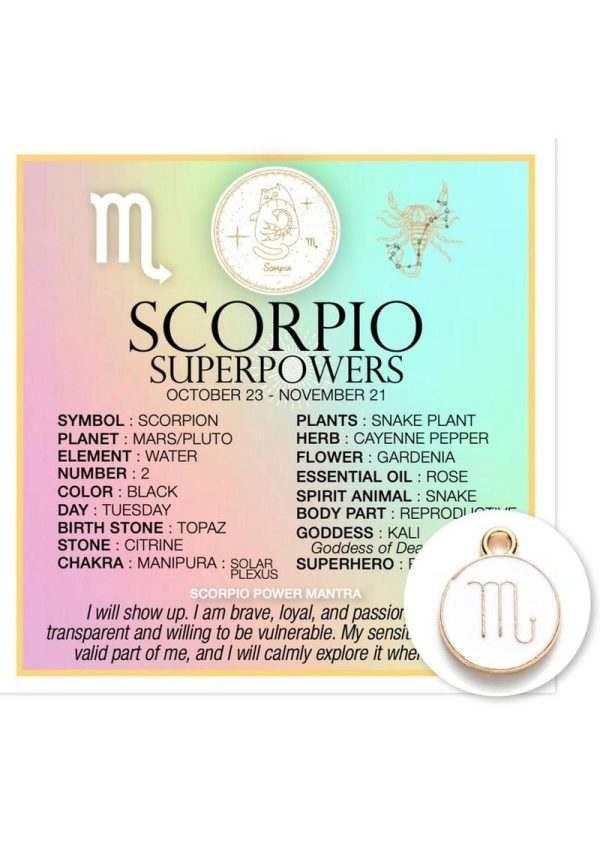 Warm Human Zodiac Scorpio