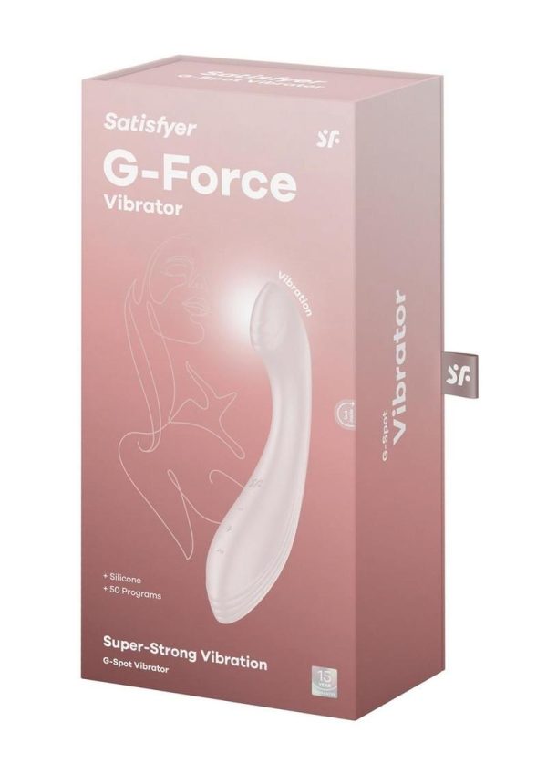 Satisfyer G-Force Rechargeable Silicone Vibrator - Beige