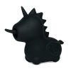 Unihorn Wild Spirit Rechargeable Silicone Clitoral Vibrator - Black