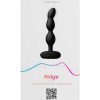Lovense Ridge Rechargeable Silicone App Control Rotating Anal Beads - Black