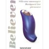 Love to Love Believer Rechargeable Silicone Clitoral Stimulator - Iridescent Night Blue