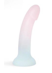 Love to Love Dildolls Galactica Silicone Dildo - Pink/Green