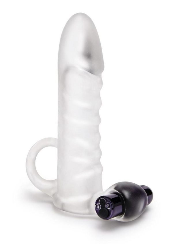 Size Up Clear View Vibrating Penis Extender 2in