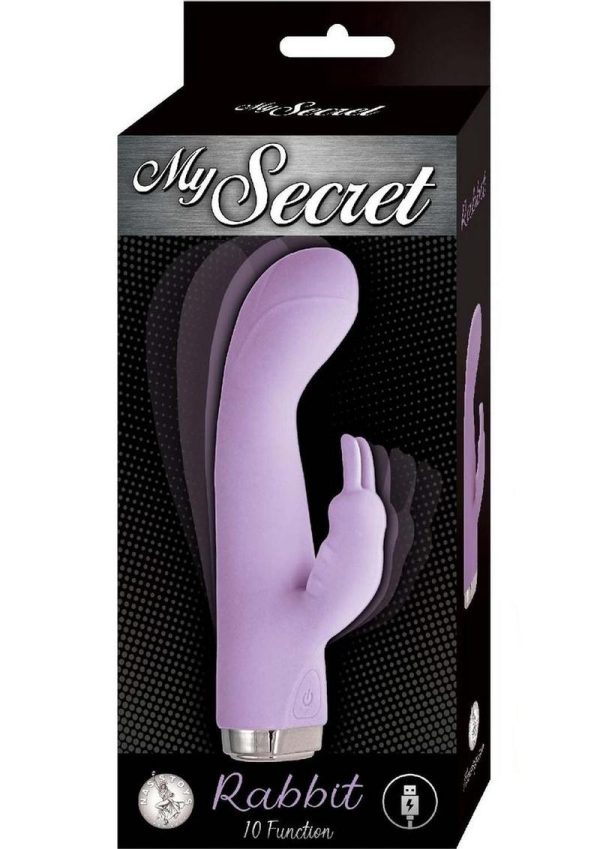 My Secret Rabbit Rechargeable Silicone Rabbit Vibrator - Purple