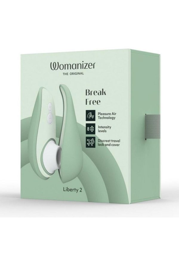 Womanizer Liberty 2 Rechargeable Silicone Clitoral Stimulator - Sage