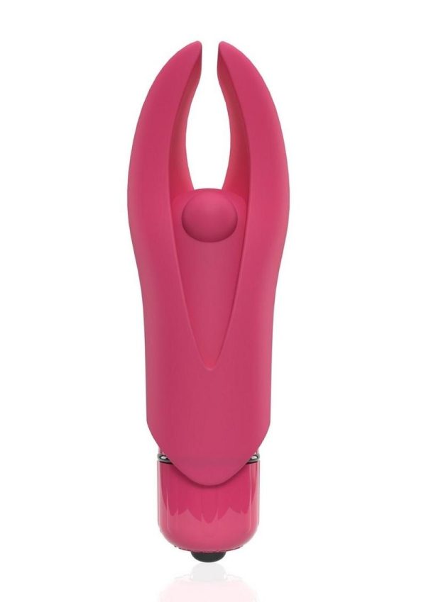 4B Demon Rechargeable Silicone Mini Clitoral Stimulating Vibrator - Strawberry