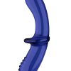 Satisfyer Double Crystal Glass Dildo - Light Blue