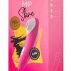 Romp Shine Rechargeable Silicone Clitoral Air Stimulator - Pink/White