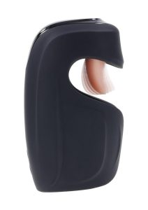 Zero Tolerance Lick the Tip Rechargeable Silicone Mouth Masturbator - Black