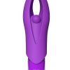 4T Demon Rechargeable Silicone Mini Clitoral Stimulating Vibrator - Grape