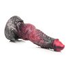 Creature Cocks Hades Silicone Dildo - Large - Black/Red