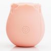 Skins Rose Buddies Rose Purrz Rechargeable Silicone Clitoral Vibrator - Beige