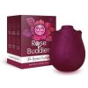 Skins Rose Buddies Rose Flutterz Rechargeable Silicone Clitoral Vibrator - Purple