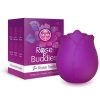 Skins Rose Buddies Rose Twirlz Rechargeable Silicone Clitoral Vibrator - Purple