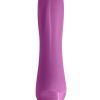 Charms Fern Rechargeable Silicone Mini Vibrator - Purple