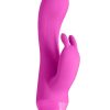 Charms Ivy Rechargeable Silicone Rabbit Vibrator- Magenta