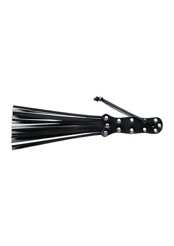 Leather Spiral Paddle - Black