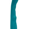 Nu Sensuelle Vivi Rechargeable Silicone Double Tapping Vibrator with Clitoral Stimulation - Emerald Green